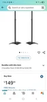 Mounting Dream Speaker Stands Great For Sonos. Fixed Price $100.00.