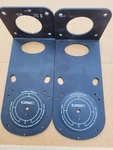 Lot Of 2, Qsc Wall Mounting Brackets CH-001456-00. Fixed Price $47.45.
