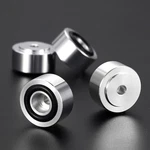 Facmogu 4PCS Silver Aluminum Alloy Speaker Isolation Feet, Turntable. Fixed Price $15.25.