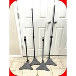 Dolby Surround Sound Satellite Speaker Stand 4-SET, Adjustable 28-50", Atlantic. Fixed Price $59.95.