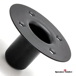 Steel Speaker Pole Mounting Socket Cup Top Hat For 1-1/2" Tripod Stand Black. Fixed Price $5.99.