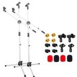 5 Core Microphone Floor 2 Clip Adjustable Tripod Stands W Boom Arm. Fixed Price $29.43.