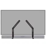 Echogear Sound Bar Mounting Brackets For Tvs Adjust Height & Depth Maxim.... Fixed Price $82.75.
