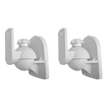 2 Pack Lot (pair) Universal Satellite Speaker White Wall Mount Brackets For Bose. Fixed Price $12.95.