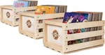 Crosley AC1004A-NA Record Storage Crate Holds Up 75 Albums, Natural. Fixed Price $53.52.
