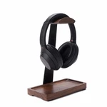 Nirvash Walnut Headphone Stand, Headset For Desk, Wooden Universal.... Fixed Price $50.08.
