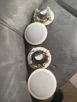 Four Phoenix Gold ATC6DM 6.5" 125W 8 Ohm In-ceiling Speakers. Fixed Price $28.00.