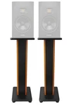 (2) Rockville 28" 2-TONE Studio Monitor Speaker Stands For Adam Audio S3V. Fixed Price $99.95.