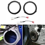 4PCS 6.5" Ford Speaker Adapters Bracket Harness Install Front Rear Door Kit. Fixed Price $19.99.