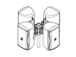Electro-voice Ab-ze Universal Array Bracket For ZX1I/EVID Speakers. Fixed Price $237.00.