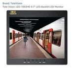 Tote Vision LED-1003HD 9.7" Led-backlit Lcd Monitor (no Power Cord Cables). Fixed Price $100.00.