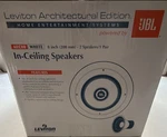 Leviton Architectural Edition AEC80 8IN White In-ceiling Speakers Pair Paintable. Fixed Price $65.00.
