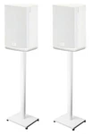 Pair 37 Steel White Stands For Paradigm Pw 600 Bookshelf Speakers. Fixed Price $79.95.