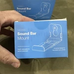 Universal Soundbar Wall Bracket Speaker Shelf Mounting Above Below Tv. Fixed Price $15.00.