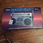 Ion Audio Retro Modern Glow Boombox With Cassette Player. Fixed Price $125.00.