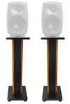 (2) Rockville 28" 2-TONE Studio Monitor Speaker Stands For Genelec 8350A. Fixed Price $99.95.