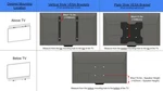 Vivo Adjustable Sound Bar Bracket Above Or Below Wall Mounted Tv. Fixed Price $29.99.
