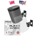 Sonos Play 1 Wall Mounts Pair Black Adjustable Swivel Tilt Brackets With Fixings. Fixed Price $55.79.
