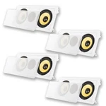 Acoustic Audio HD6C Flush Mount Speakers Dual 6.5" Woofers In Wall 4 Pack. Fixed Price $279.88.