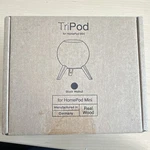 Balolo Real Wood Hand Finished Tripod Stand For Homepod Mini Black Walnut. Fixed Price $21.99.
