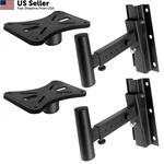Pyle 90 -30 Angle, Tilt, Rotation Adjustment & Solid-steel Pin Serves Black. Fixed Price $45.68.