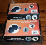 4X Monoprice MB-20 Black Home Theater Satellite Speaker Mounts Wall Ceiling. Fixed Price $14.99.