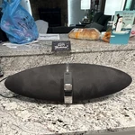 Bowers & Wilkins Zeppelin Wired Audio Dock Speaker Oval Black/silver. Fixed Price $85.00.