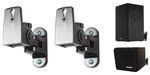 2) Rockville RHSB4 Hidden Wall Mount Swivel Satellite/bookshelf Speaker Brackets. Fixed Price $26.96.