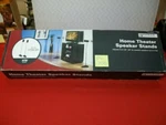 Brand New Sanus Home Theater Speaker Stands #HTB3-B1 Adj. 26"-39" 4LBS. Surround. Fixed Price $114.90.