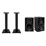Elac LS10-B Speaker Stands Carina BS243.4-SB. Fixed Price $1048.00.