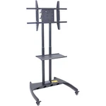 H. Wilson Luxor Adjustable Flat Panel Cart With Shelf And Rotating Mount. Fixed Price $440.99.