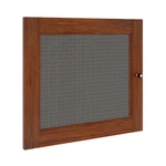 Salamander Synergy S20 Door - Walnut Trim With Perforated Steel Panel. Fixed Price $194.65.