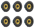 Pack Tdx 6.5" 2-WAY Ceiling Wall Home Theater Speaker Flush Mount White New. Fixed Price $269.95.