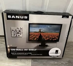 Sanus Tempered Glass On-wall Av Shelf For Streaming Devices, Game Consoles. Fixed Price $120.00.