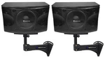 2) Rockville KPS12 12" 3-WAY 1600W Karaoke/pro Speakers+adjustable Wall Brackets. Fixed Price $359.80.
