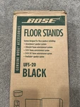 Bose UFS-20 Speaker Floor Stands Lifestyle Acoustimass Black Metal (new In Box). Fixed Price $79.99.
