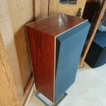 Bang & Olufsen Beovox S75 Speakers Rosewood With Stands. Fixed Price $1948.70.