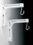 Da-lite 40932 #6 Wall Hanging Brackets Pair White Authorized Dealer. Fixed Price $40.00.