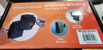 Monoprice Adjustable Speaker Wall Mount Brackets, 10 Lb Capacity (pair), Black. Fixed Price $10.00.
