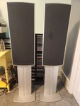 Extremely Rare Acoustic Research Phantom 8.3 Speakers With Stands. Fixed Price $650.00.