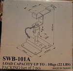 Audix SWB-101A Wall Bracket Speaker Mount Set Black / Silver 22LB Capacity New. Fixed Price $34.99.