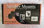 Monoprice SB-20E Speaker Mounts Black (pid 4869) New In Box. Fixed Price $29.50.