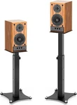Adjustable Bookshelf Speaker Stands Pair, 20-27.5 Inch All-metal Heavy Black. Fixed Price $83.21.