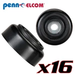Sixteen Pack Penn-elcom F1633 Rubber Cabinet Foot 1.125"DIA 0.5" Heavy-duty. Fixed Price $7.36.