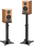 Adjustable Bookshelf Speaker Stands Pair, 20-27.5 Inch All-metal Heavy Black. Fixed Price $81.16.