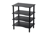 Monolith 4 Tier/shelf Audio Stand - Black Open Air Storage Modular Design Sturdy. Fixed Price $179.99.