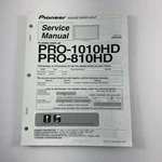 Pioneer Service Manual Plasma Display PRO-1010HD Order No ARP3248. Fixed Price $30.25.