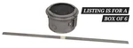 (box Of 6) New Atlas EZ96-4 Mount Flanged Enclosure For 4" Speaker. Fixed Price $149.99.