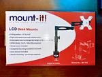 Mount-it! Desk Adjustable Lcd Monitor Arm Up 30" Black MI-705 Free Ship. Fixed Price $59.99.