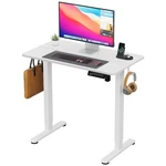 Small Standing Desk, 35" 20" Electric White Height Adjustab. Fixed Price $143.72.